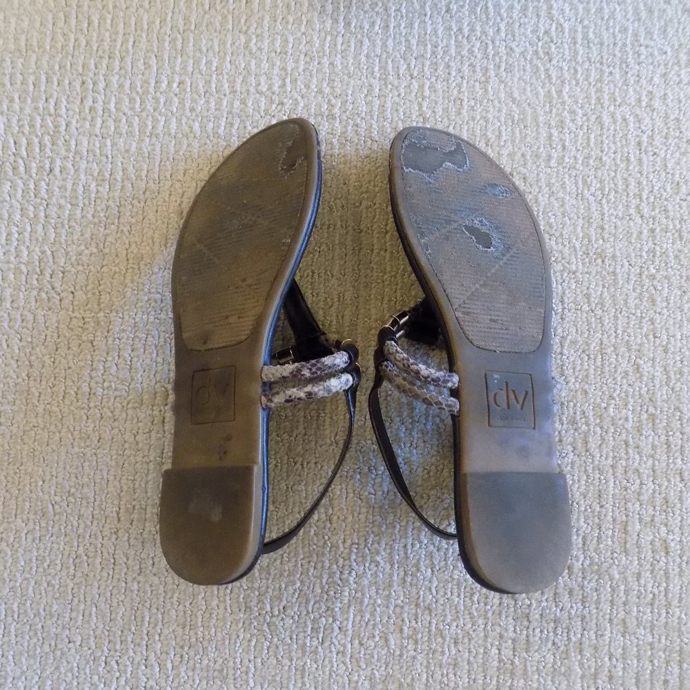 DV DOLCE VITA DARCIE BLACK STELLA SANDALS - Picture 6 of 6